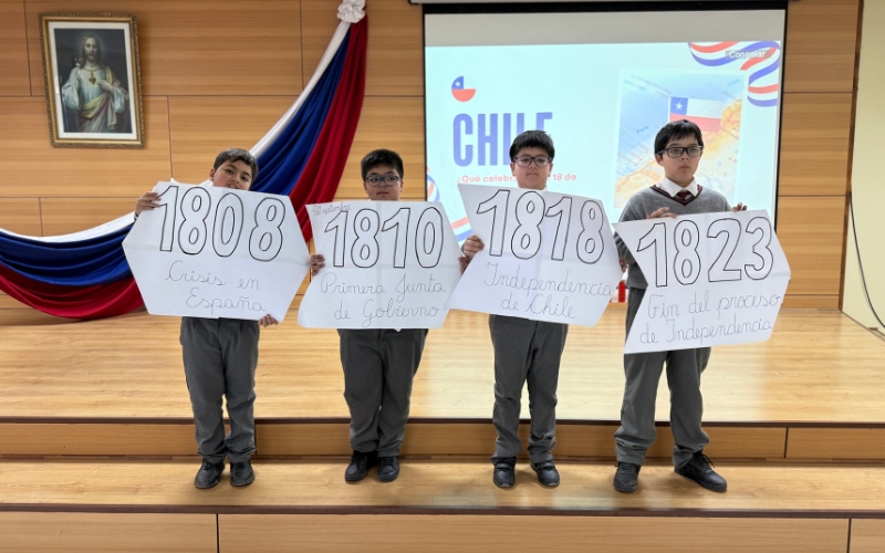 Primer ciclo presentó la obra “Chile qué celebramos el 18 de septiembre”